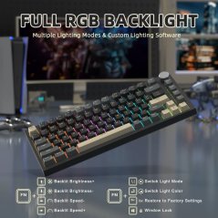 Attack Shark K85 Rapid Trigger Gaming Keyboard Magnetic (Star Black)
