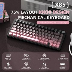 Attack Shark X85 Wireless Mechanical Keyboard (Blackberry)