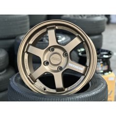 New 15X7 ET35 AOW Flow Formed TE37 Rim (4 Wheel) Matt Bronze 4X114.3