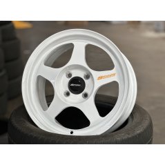 New 15X7 ET41 AOW Flow Formed Spoon Rim (4 Wheel) Gloss White 4X100