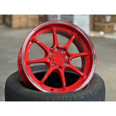 New 15X7 ET35 AOW Flow Formed CE28CR Rim (4 Wheel) Gloss Red 4X100
