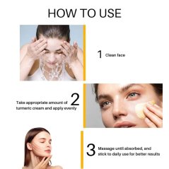 Turmeric Day and Night Face Cream for Brighten Skin - 50gsm