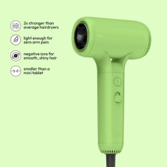 Stryv Colour+ 2.0 Mini Hair Dryer 4 Temps & 2 Speeds - (Lime Squeeze)
