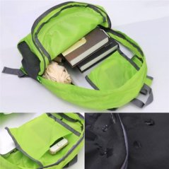 Hometech2u LIGHTWEIGHT PORTABLE BACKPACK FOLDABLE DURABLE TRAVEL HIKING BACKPACK DAYPACK FOR WOMEN/MEN(GREEN) LOAD 20L (GREEN)
