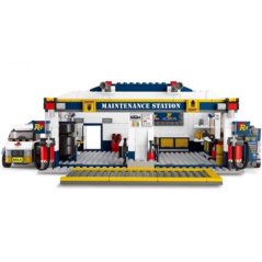 Hometech2u SLUBAN BUILDING AND CONSTRUCTION BLOCKS M38-B0356 F1 MAINTENANCE STATION CONSTRUCTION SET ( 741 PIE ) (COLORMIX)