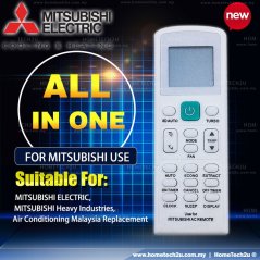 Hometech2u MITSUBISHI Universal Air Conditioner Remote Control