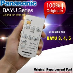 Hometech2u Original Panasonic Bayu 3 4 5 Ceiling Fan Remote Control