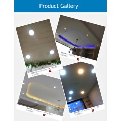 Hometech2u Round 4" 12W LED Panel Downlight Ceiling Light (Daylight)
