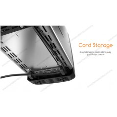 Hometech2u Philips Toaster (2 SLOTS) With High Lift  - Metal Body