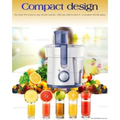 Hometech2u Philips Juicer (350W) with 2 speed options - 2 Years Warranty