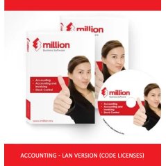 Ipohonline Million Software Accounting LAN Version Code Licenses + Free 8GB PenDrive - 10 Users, eRomman Marketplace