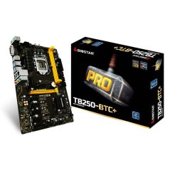 Ipohonline Biostar TB250-BTC+ Core i7 / i5 / i3 LGA 1151 Intel B250 DDR4 7+1 GPU AMD Nvidia Crypto Mining Bitcoin Ethereum Motherboard, eRomman Marketplace