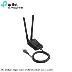 Ipohonline TP-LINK 300Mbps High Power Wireless USB Adapter WITH Long Range 2 x 5dBi Antennas TL-WN8200ND, eRomman Marketplace