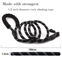 GTE Dog Leash With Padded And Threads Climbing Rope (3 Colors)