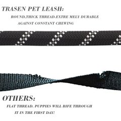 GTE Dog Leash With Padded And Threads Climbing Rope (3 Colors)