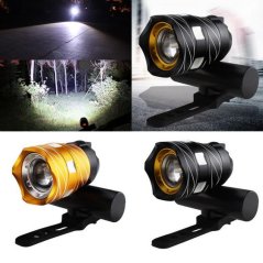 مصباح أمامي للدراجات بضوء LED بمنفذ USB