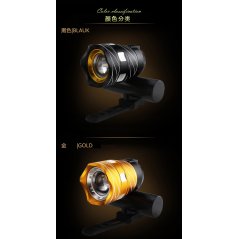 مصباح أمامي للدراجات بضوء LED بمنفذ USB