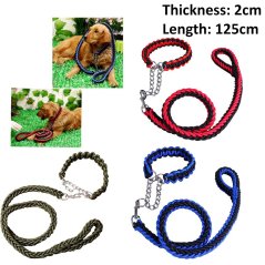 Gdeal Strong Rope Leashes Nylon Rope Pet Dog Collar Chain (3 Colors)