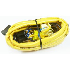 Ipohonline Car Shows Automotive CS-3009C-SP Universal H4 Headlamp Kit P43T 100/90W HX-6072A For 2 Lamp System Wire Set Plug and Play