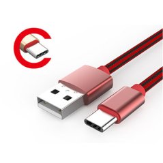 لدنيو كابل  للشحن السريع ونقل البيانات من النوع C من النايلون LS60