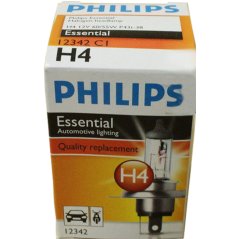 Ipohonline PHILIPS H4 12V 60/55W P43t-38 12342 CI Essential Automotive Lighting Quality Replacement