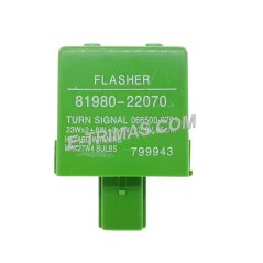 E-trimas 81980-22070 Toyota Denso Flasher Relay Unit Equivalent Replacement 3 Pin 12V