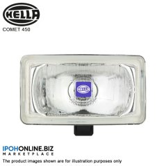 Ipohonline HELLA COMET 450 Spot Lamp Fog Light White With H3 12V 55W Bulb - 1FB 005 860-233