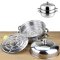 Gte Kitchen Stainless Steel Three Layer Soup Steamer Hot Pot Cookware