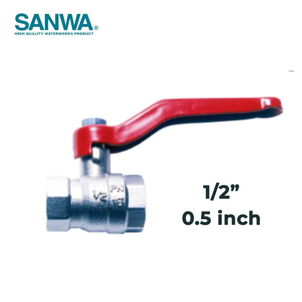 Buy SANWA Ball Valve Brass (Full Bore) Faucet Water Tap eRomman