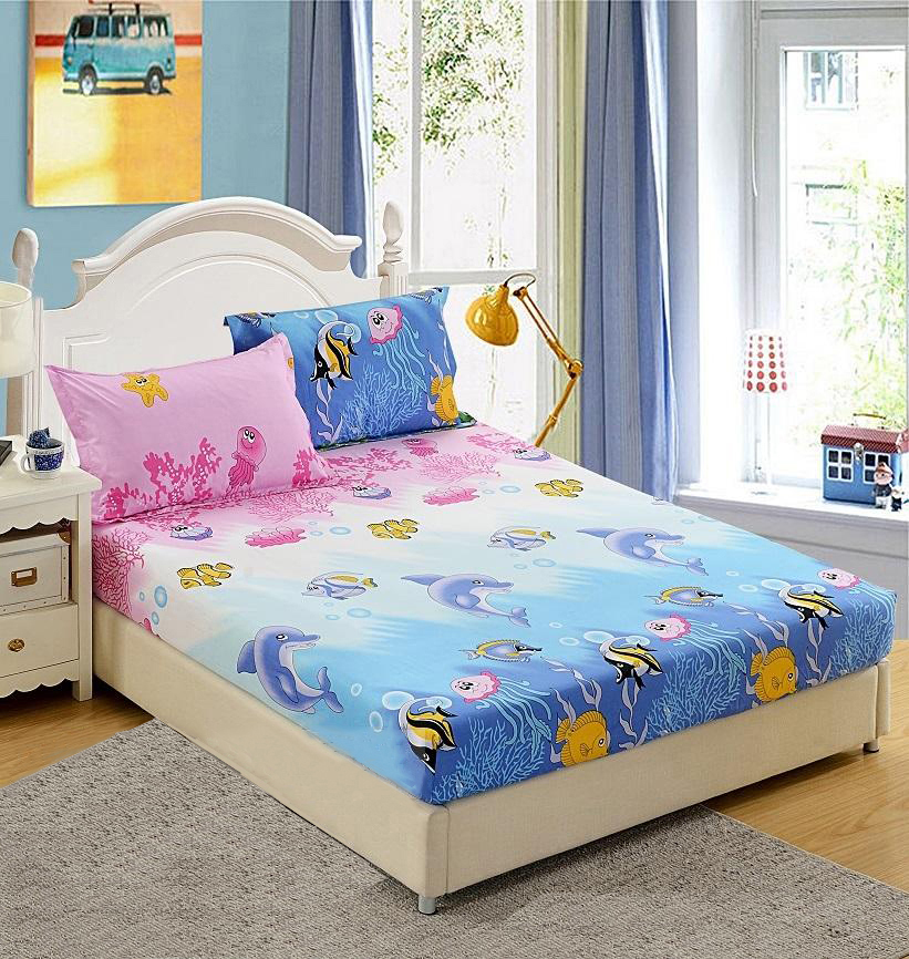 Gdeal Gte 4 In 1 Queen Size Fitted, Cute Bed Sheets For Queen
