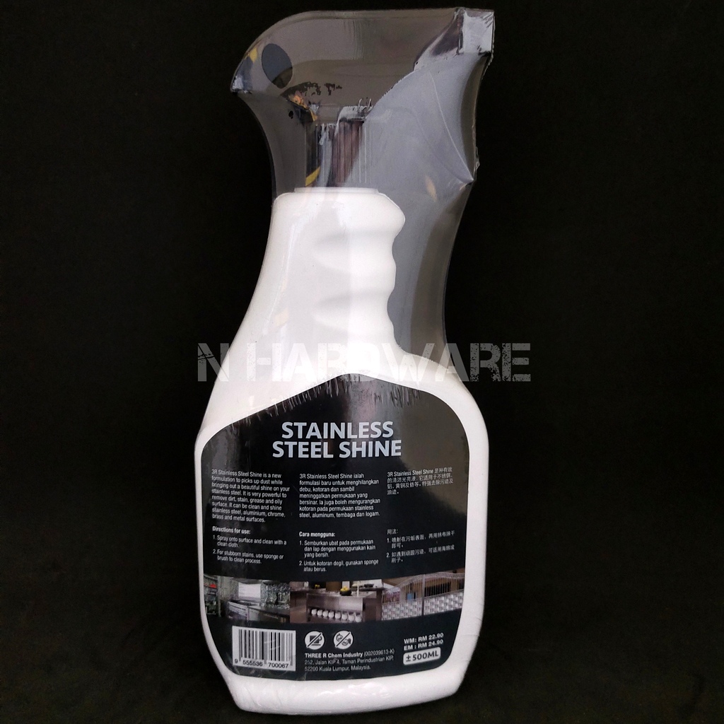 Buy 3R Stainless Steel Shine 500ML eRomman