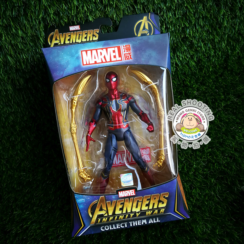 Marvel Iron Spiderman toy figure cake topper 