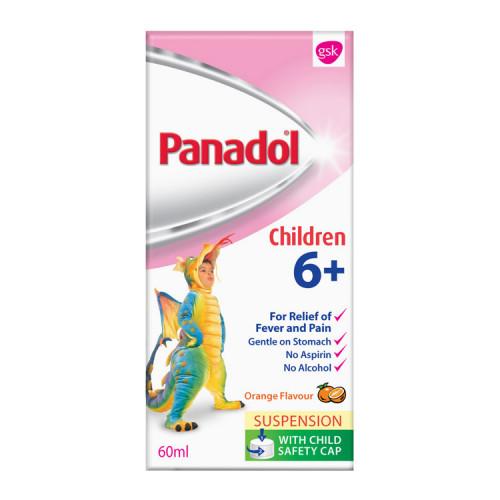 Buy Panadol Children Suspension 6+ Year old 250mg 60ml Panadol Kanak