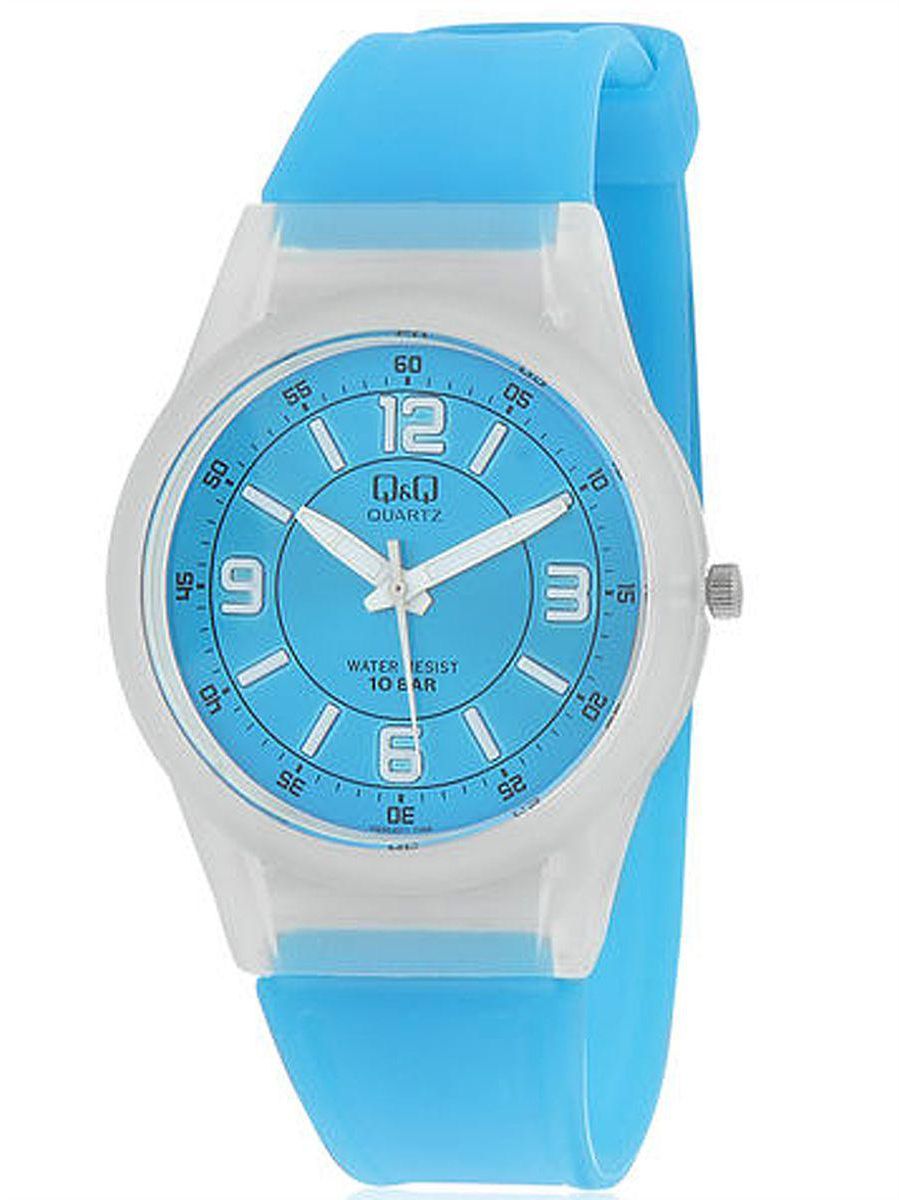 Buy Q Q Watch By Citizen Vq50j011y Colorful Analogue Light Blue Eromman