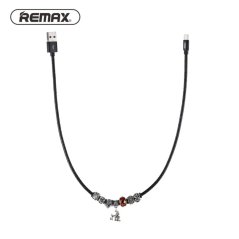 ريمكس كابل بيانات مايكرو يو إس بي مزين طراز RC-058m بطول 0.5 متر