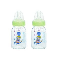 Japlo Round Feeding Bottle Twin Pack (120ml x 2)