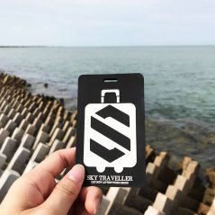 Gdeal SKY TRAVELLER Premium PVC Luggage Suitcase Travel Tag Let New Adventures Begin