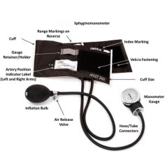 Gdeal Adult Size Blood Pressure BP Cuff Set Sphygmomanometer Stethoscope Kit