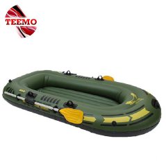 Gdeal Portable Inflatable Boat Double Thicken Water Sport Boat 2 Person PVC Boat Rowing Boat Fishing Ship