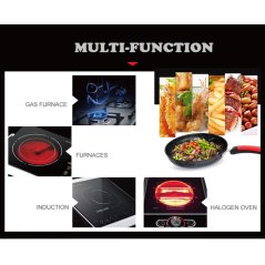 Gdeal GTE Maifan Stone Coating Smokeless Nonstick Frying Pan 28cm Cookware (CW-7114)