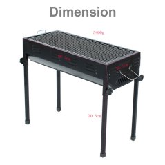 Gdeal Japanese Style Stove Outdoor Barbecue Foldable Type BBQ Charcoal Grill Toaster Barbeque Large