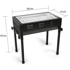 Gdeal Japanese Style Stove Outdoor Barbecue Foldable Type BBQ Charcoal Grill Toaster Barbeque Large