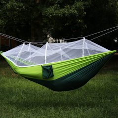 Gdeal Single-person Hammock Hanging Bed Portable High Strength Fabric Hammock With Mosquito Net For Outdoor Camping Travel