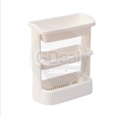 Gdeal GTE European Style Simple Three Layer Inclined Anti Water Accumulation Wall Hanging Kitchen Bathroom Storage Rack