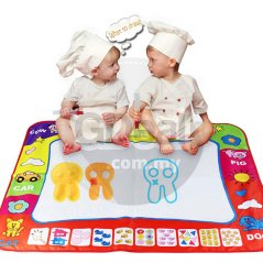 Gdeal Childrens Large Magical Monochrome Water Canvas Writing Drawing Educational Blanket