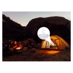 Gdeal USB Charging Portable Night Light Camping Travel Bright Lamp (White)