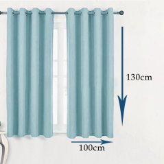 Gdeal GTE 1pcs Home Window Blackout Cartoon Car Curtain Punching Short Design Curtain Heat Insulation Langsir (100cm x 130cm)