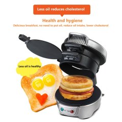 Gdeal Auto Hamburger Machine Bread Maker Breakfast Meal Barbecue Stove