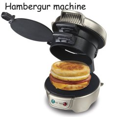 Gdeal Auto Hamburger Machine Bread Maker Breakfast Meal Barbecue Stove