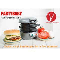 Gdeal Auto Hamburger Machine Bread Maker Breakfast Meal Barbecue Stove